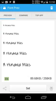 iFont (Expert of Fonts) android App screenshot 1
