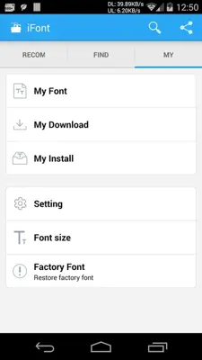 iFont (Expert of Fonts) android App screenshot 4